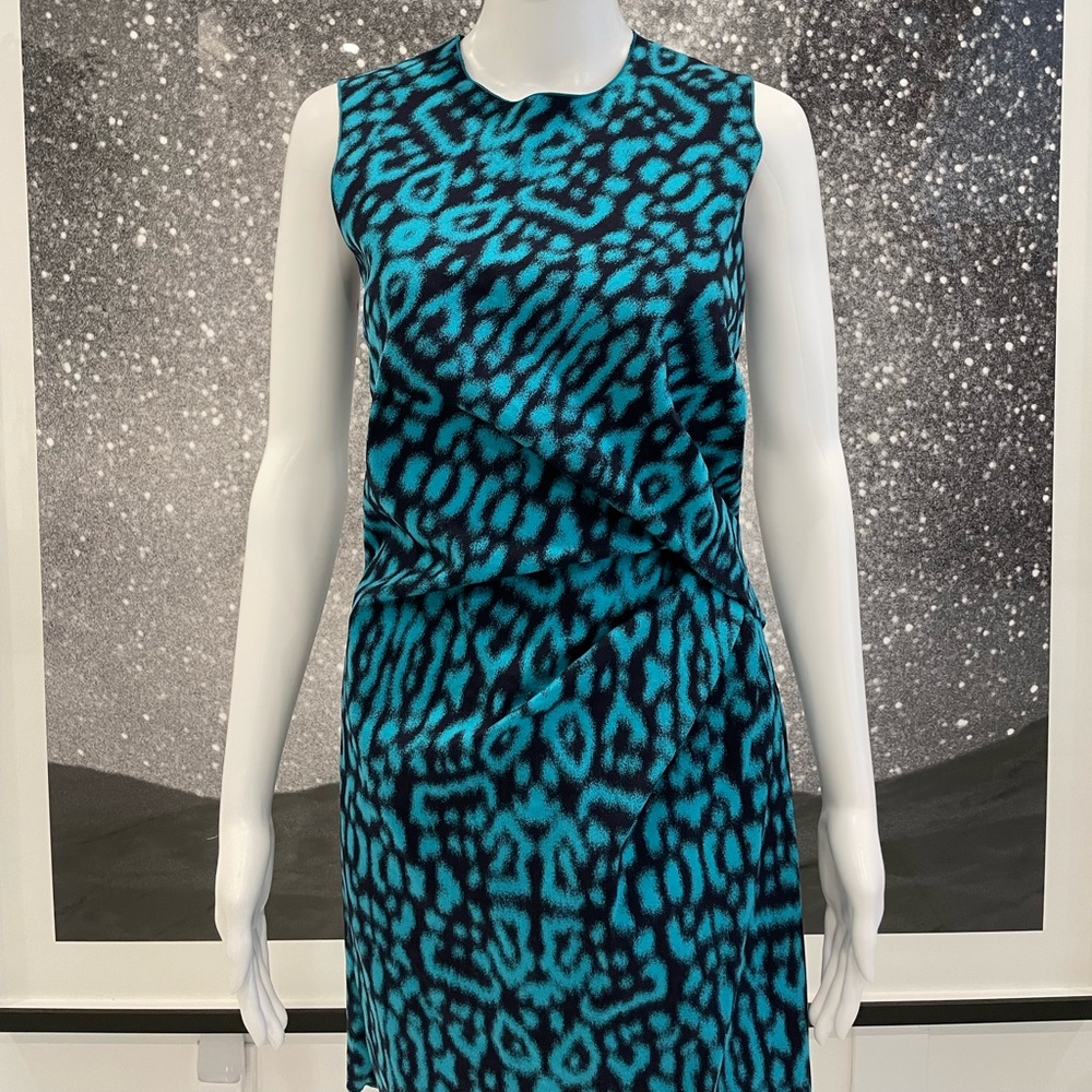 Lanvin Leopard Print Sheath Dress - Picture 4 of 12